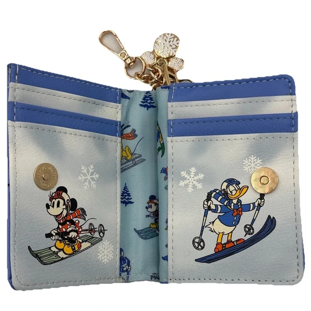 Our Universe Disney Mickey Friends Ski Wallet Charm Push Gate Hook